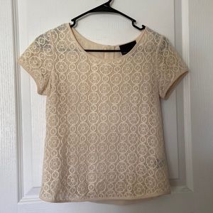 Crème Colored Cynthia Rowley Blouse